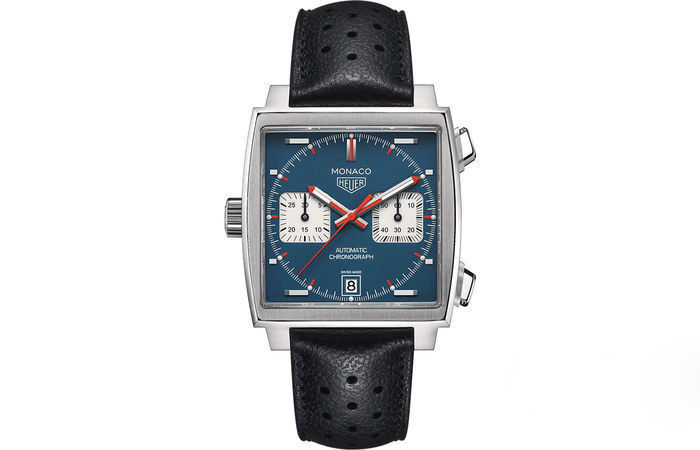 品鑒泰格豪雅藍(lán)盤摩納哥復(fù)刻版腕表